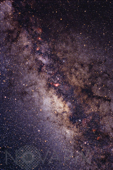 Milky way in Sagittarius and Scorpius