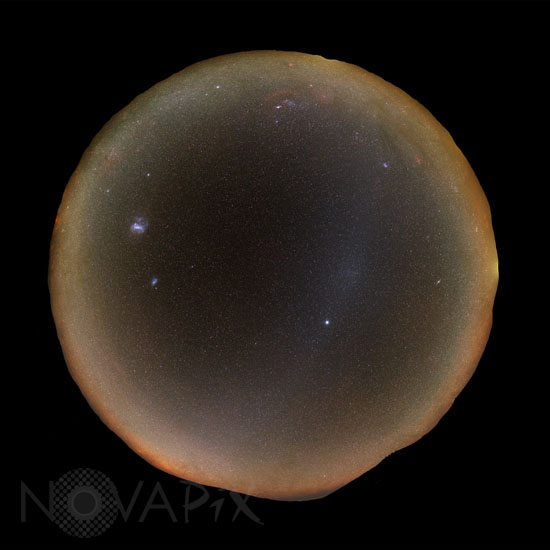 Milky way all around the horizon and Gegenschein