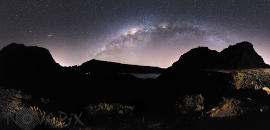 Milky Way above Cirque de Mafate  - Reunion