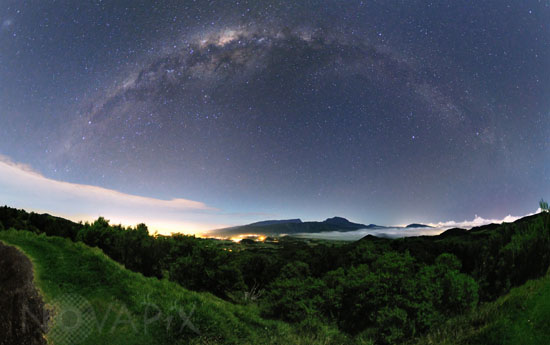 Milky Way above Piton des Neiges - Reunion