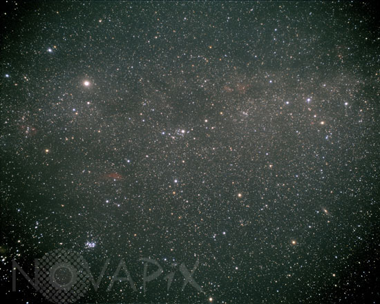 The northern Milky Way, from Cassiopeia to Capella and beyond