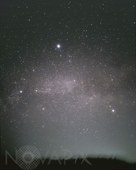 The Summer Triangle, eastern horizon