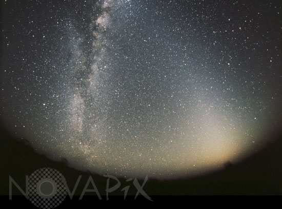 Voie lactée et lumière zodiacale