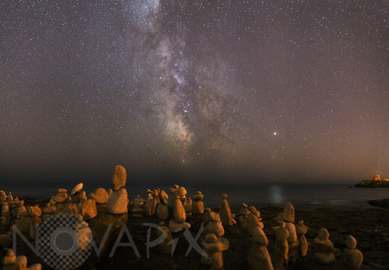 Voie lactée et Jupiter