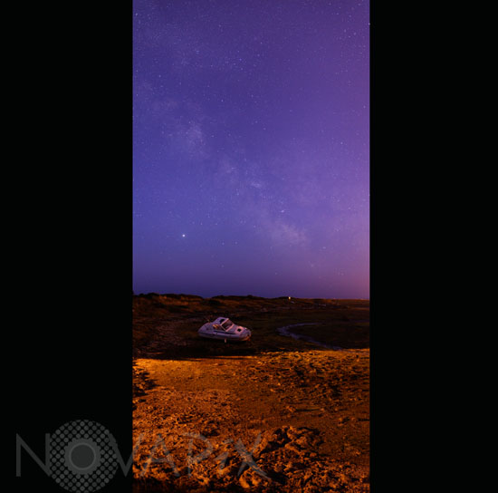 Voie lactée et Jupiter