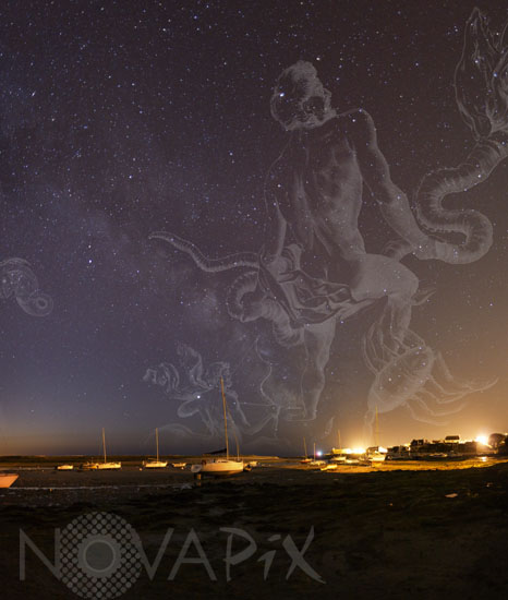 Voie lactée et Jupiter