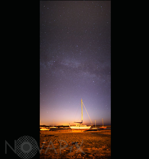 Summer triangle and Milky way