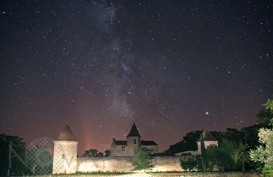 Voie Lactée et château de Savaillan (32)