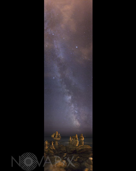 Summer triangle and Milky way