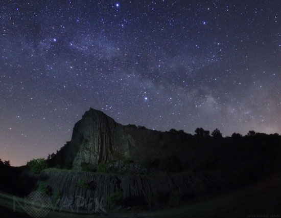 Summer Triangle and Milky Way
