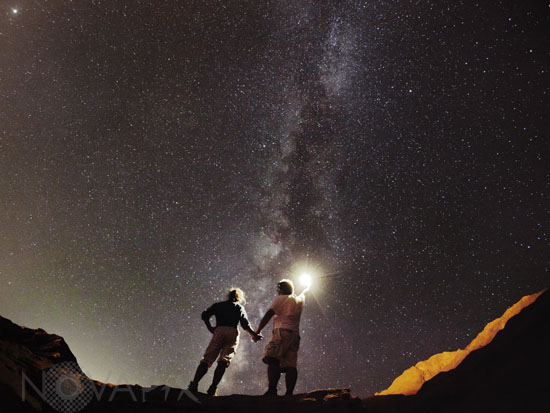 Night sky observation