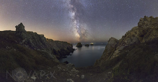 La Voie lactée vue en Bretagne