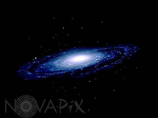 Notre galaxie, la Voie lactée -Vue d'artiste