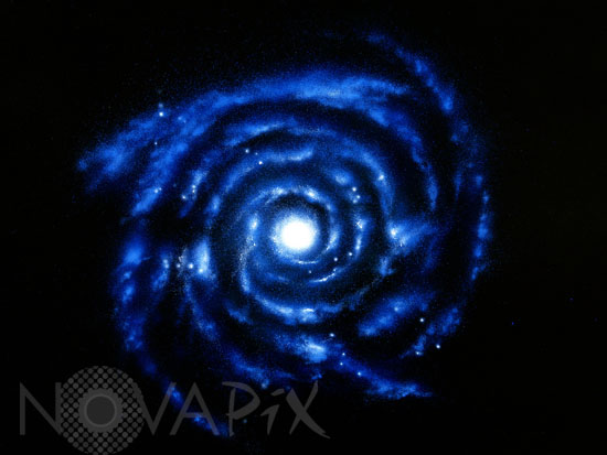 Notre galaxie, la Voie lactée -Vue d'artiste