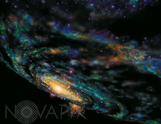 The Milky Way galaxy - Artist view