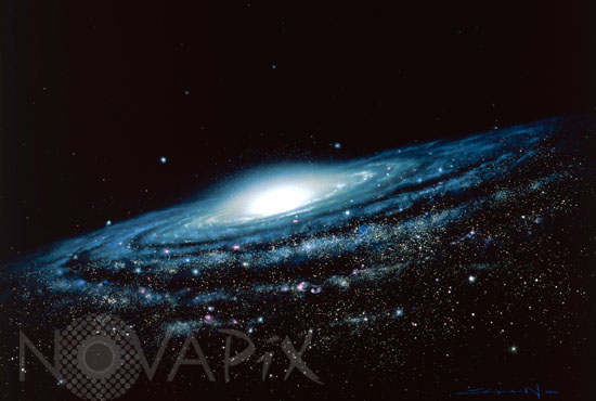 Notre galaxie - Vue d'artiste