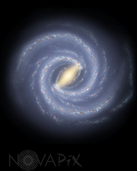 Notre galaxie -Vue d'artiste