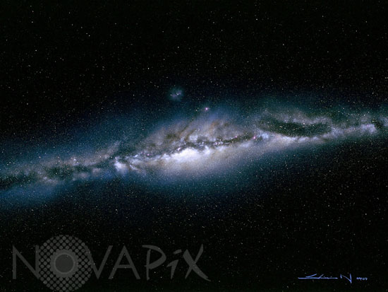 The Milky Way. Artwork.